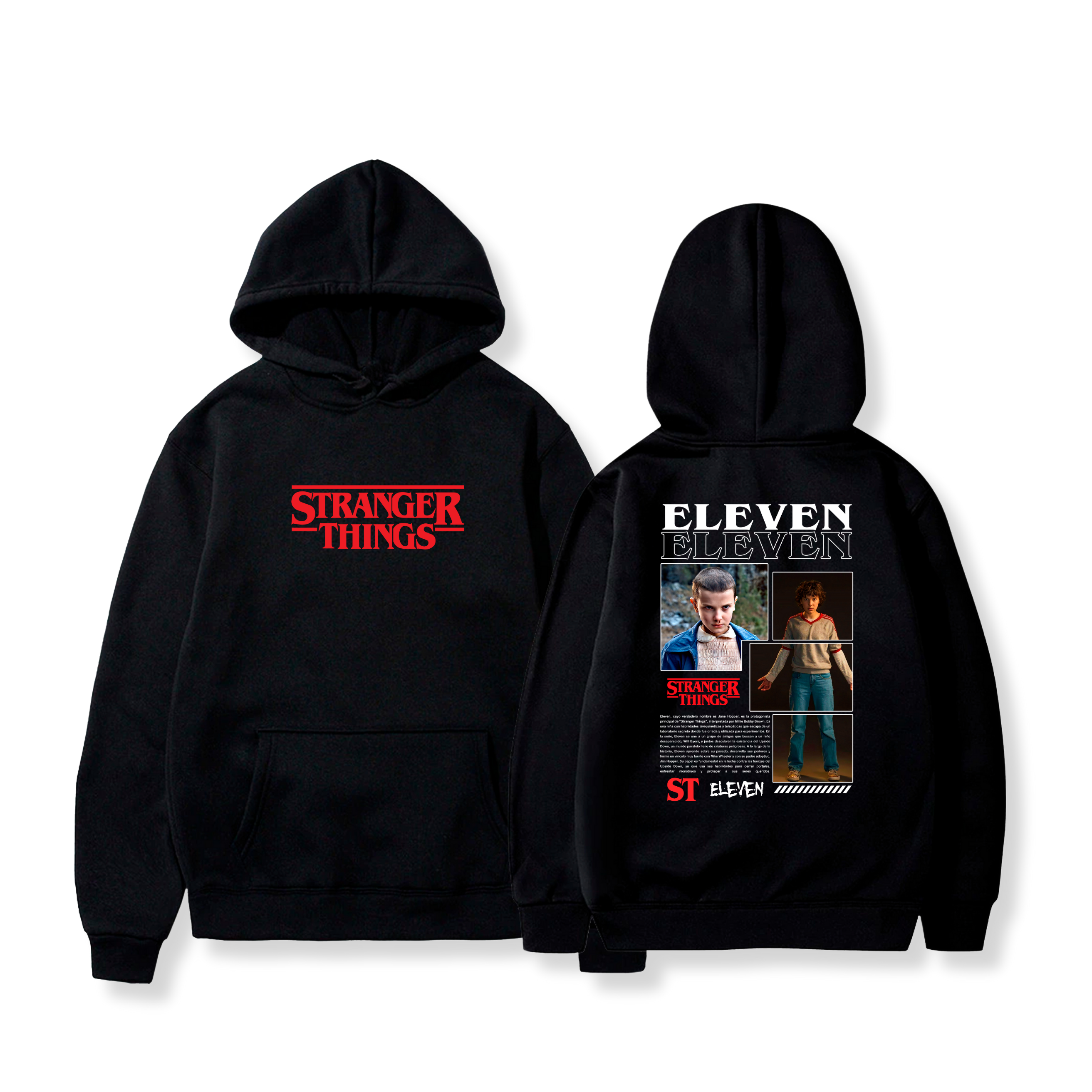 Hoodie Eleven  53 - Stranger things