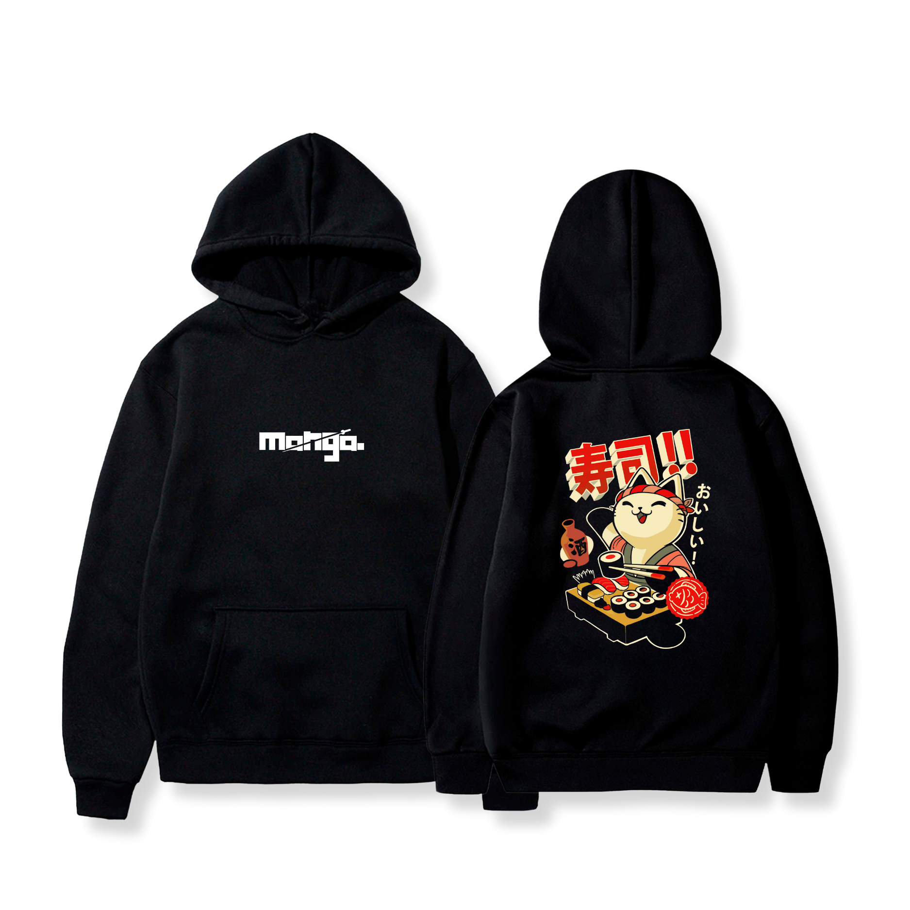 Hoodie Sushi Cat 45 - Manga Originals