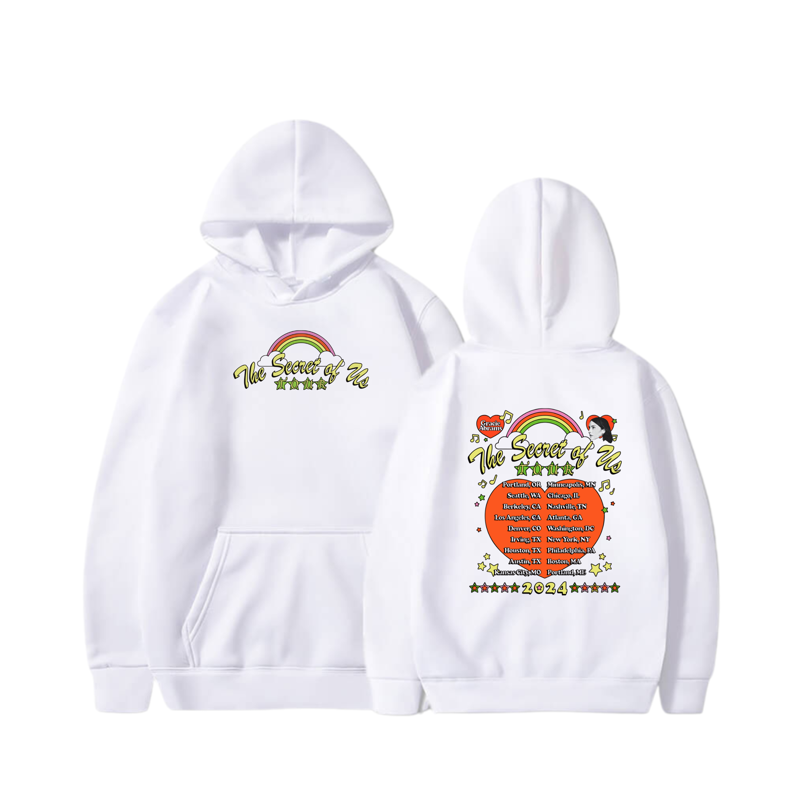 Hoodie The Secret of Us tour  8 - Gracie Abrams