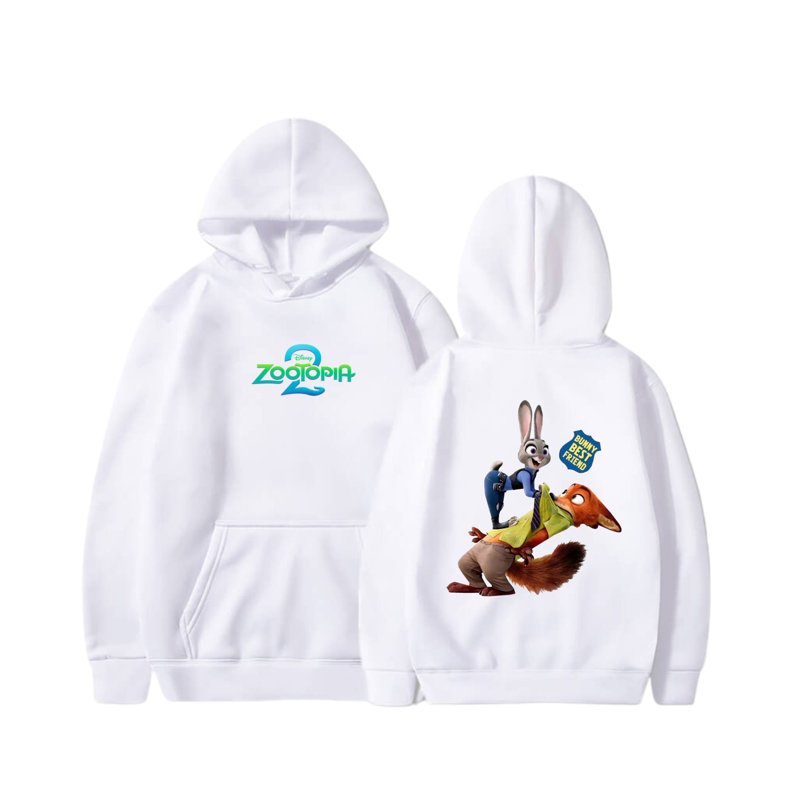 Hoodie Nick Wilde, Judy Hopps 3 - Zootopia