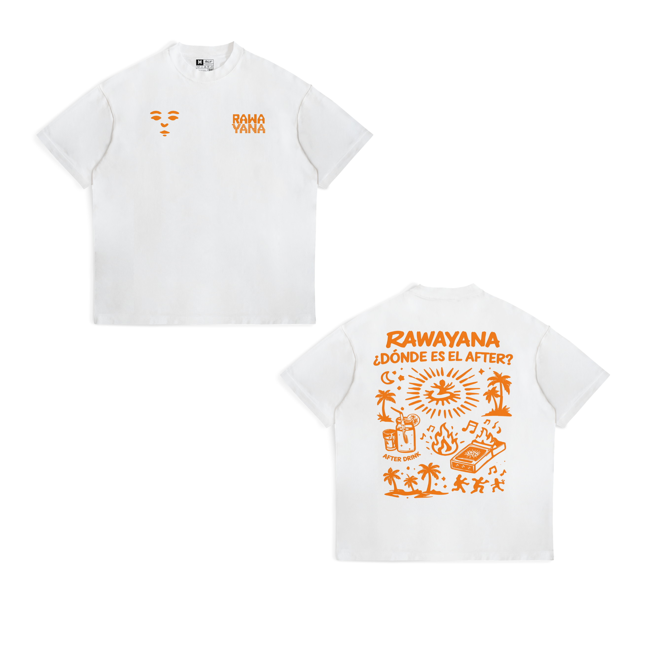 Camisa ¿Dónde es el after? 8 - Rawayana