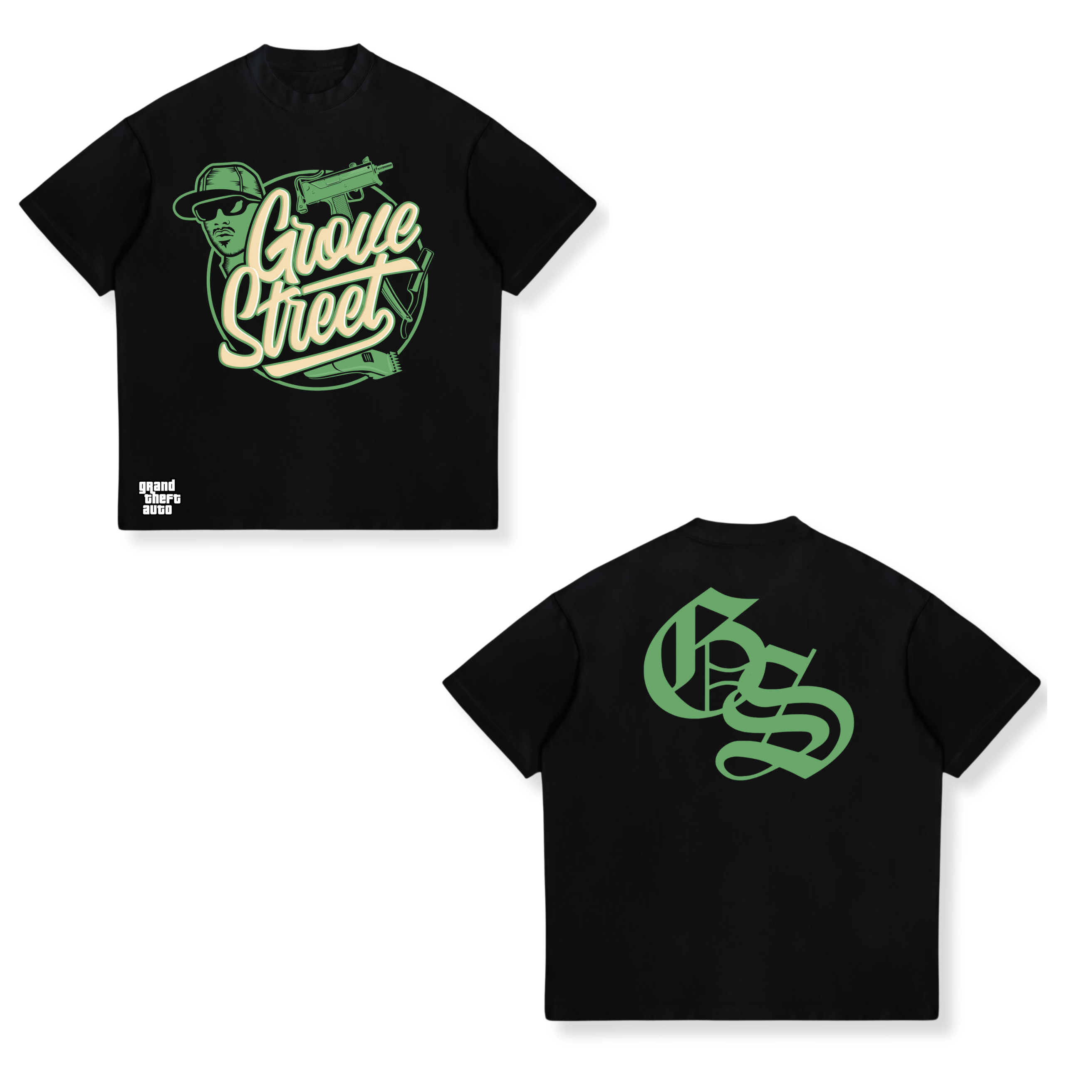 Camisa Grove Street Families 4 - Grand Theft Auto