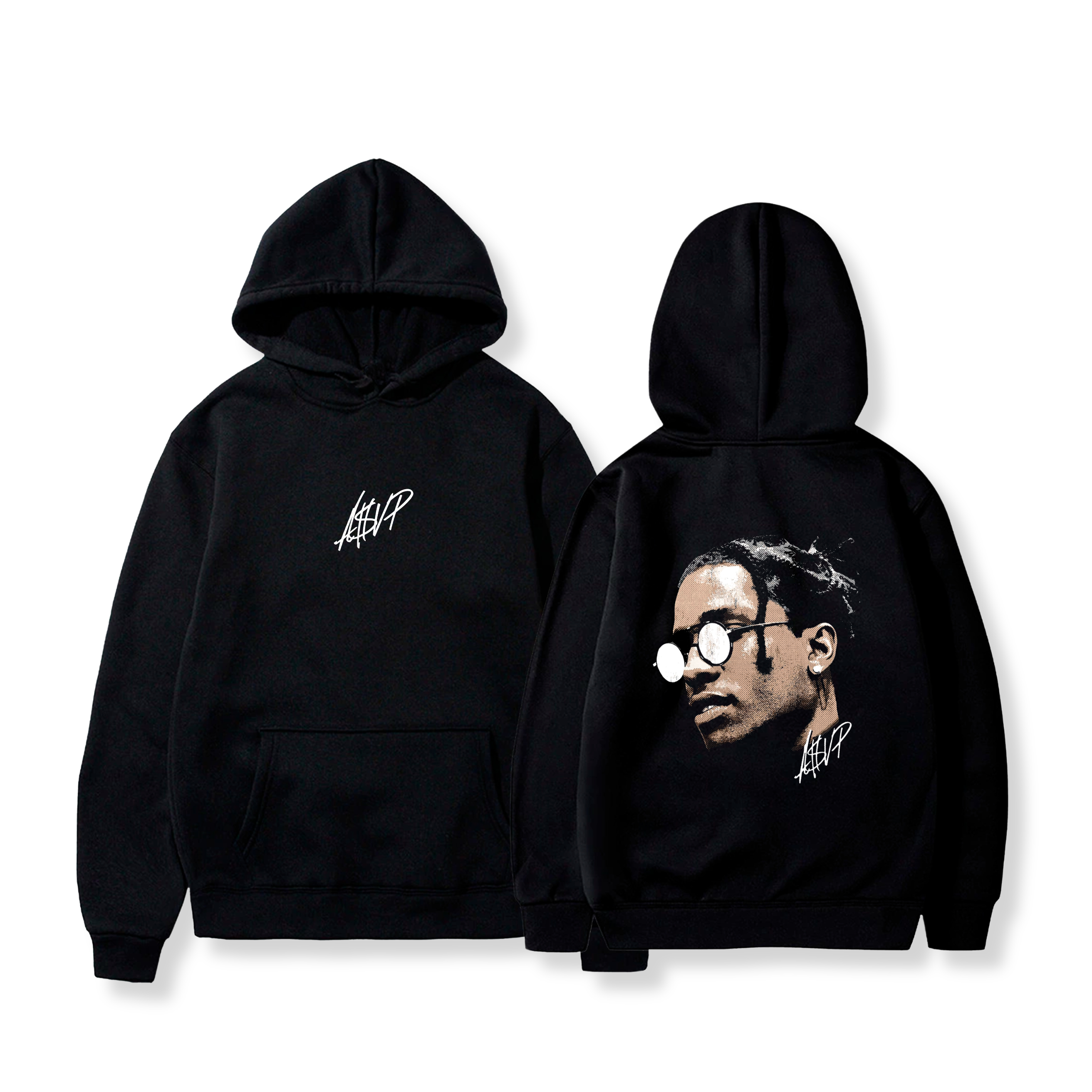 Hoodie Rostro 8 - A$AP Rocky