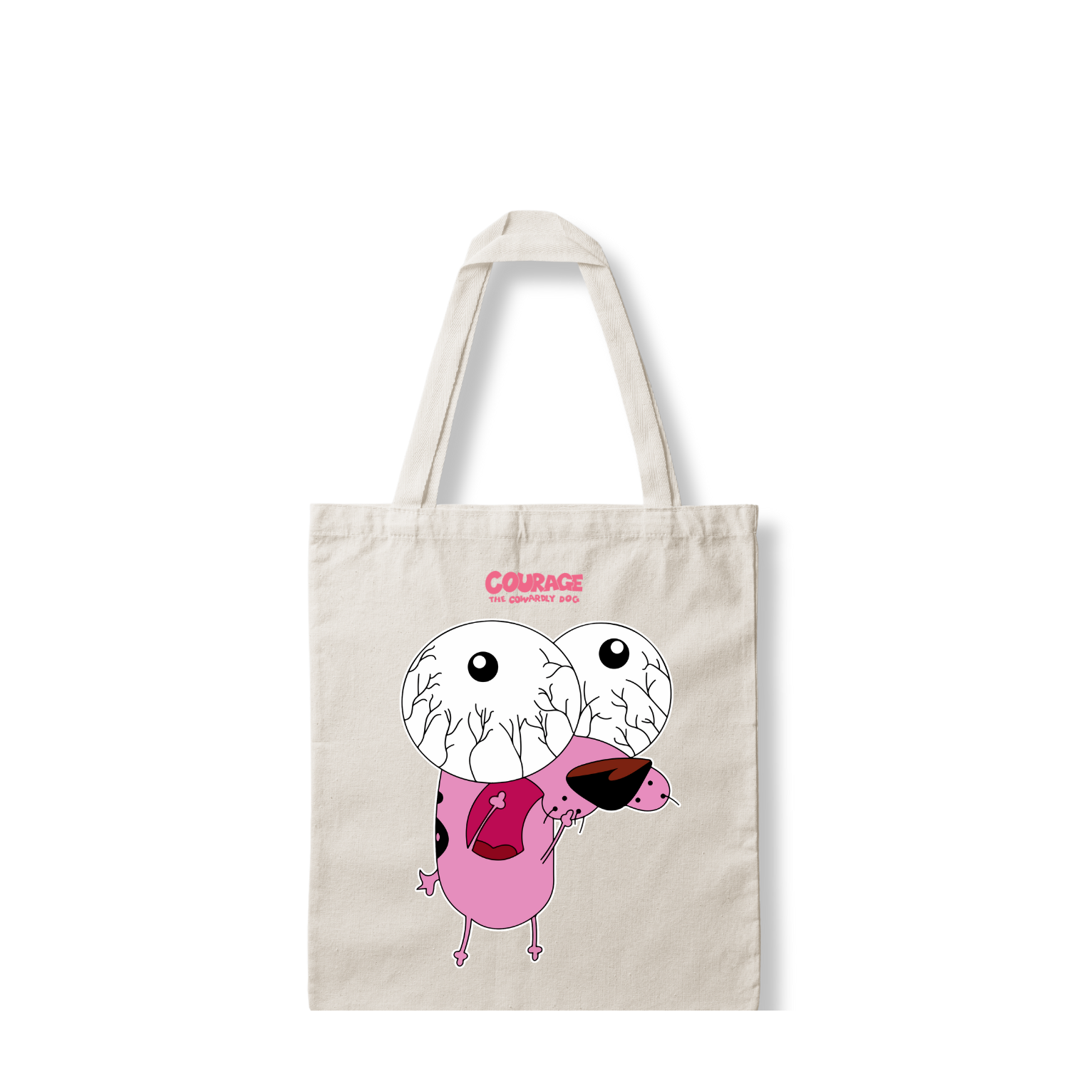 Tote bag 2 - Coraje, El Perro Cobarde