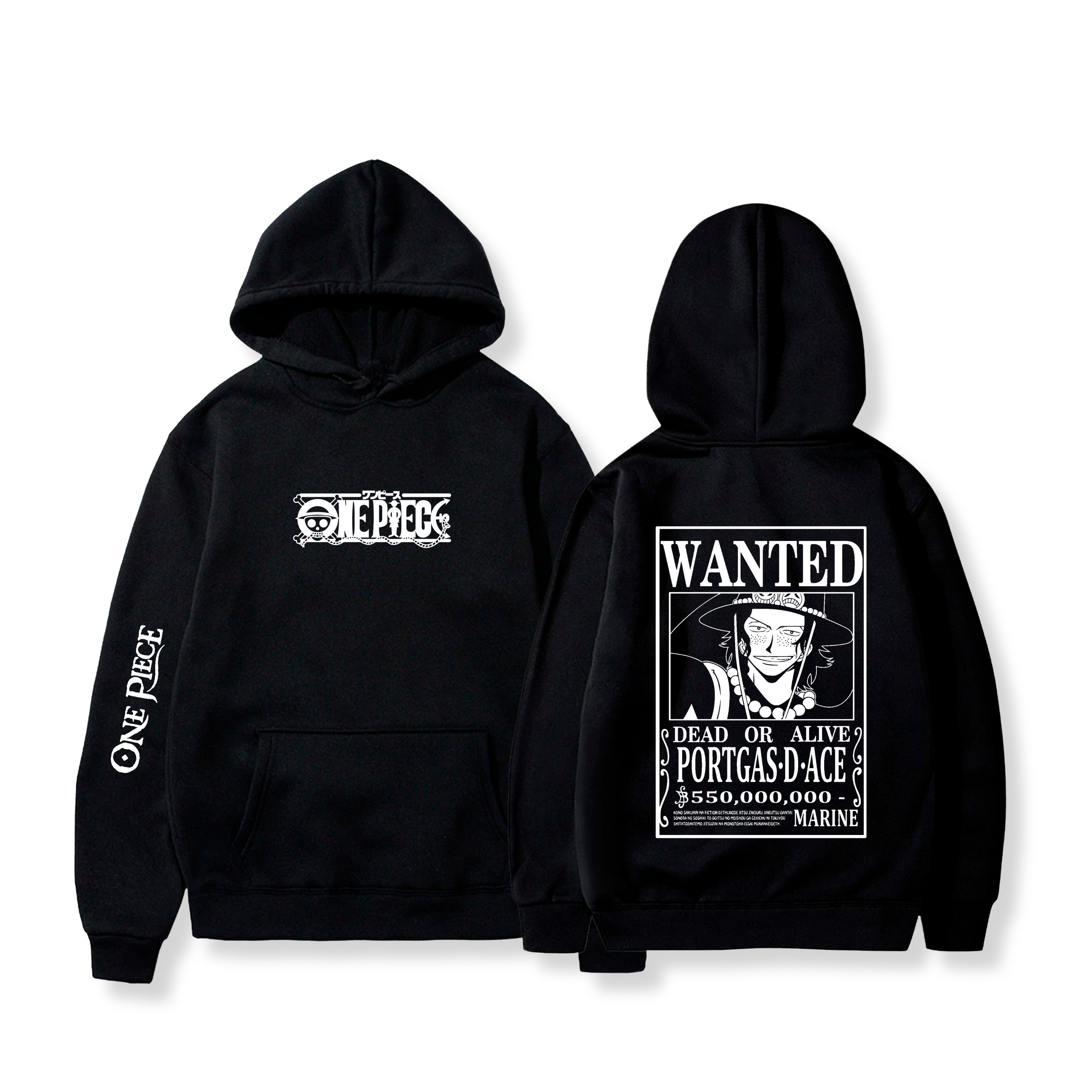 Hoodie  Portgas D. Ace 52 - One Piece