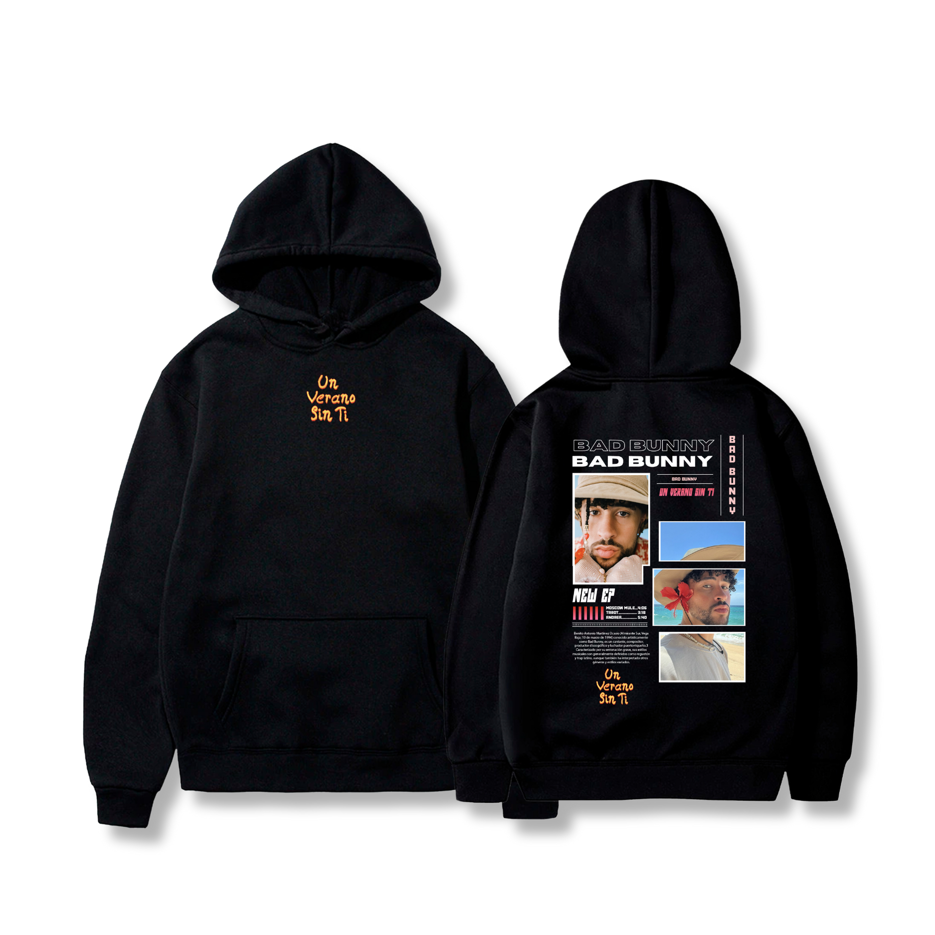 Hoodie Bad Bunny - Urban Merch