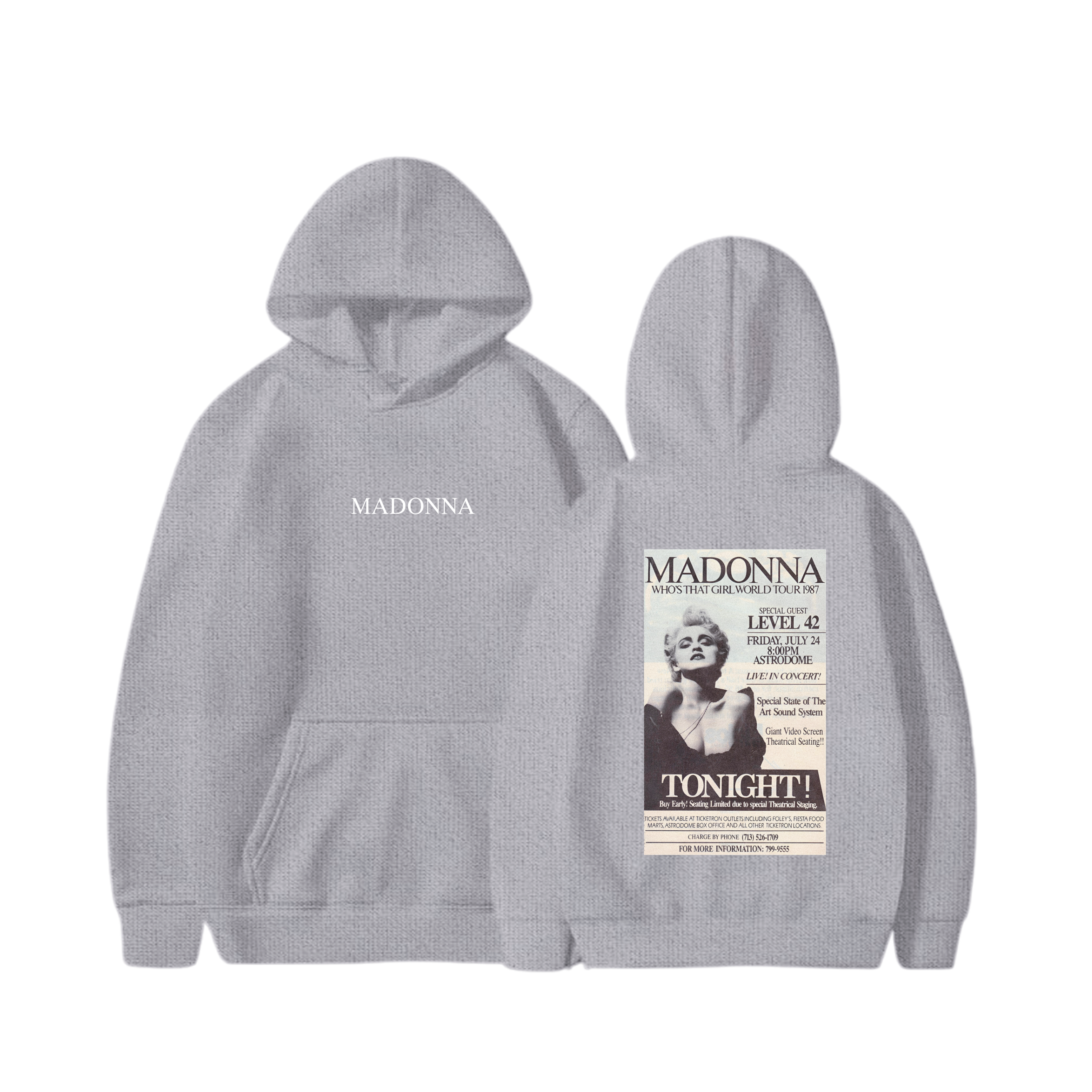 Hoodie Who's That Girl World Tour 3 - Madonna