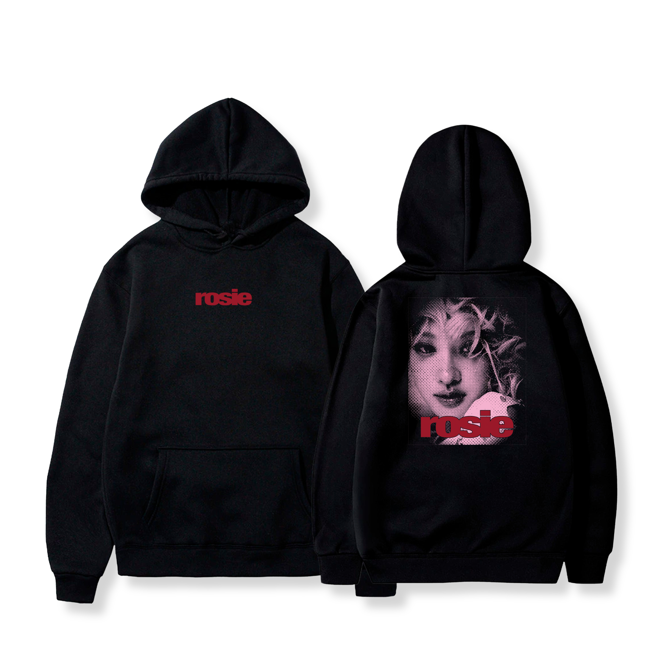 Hoodie Rosie Pink Face  5 - Rosé