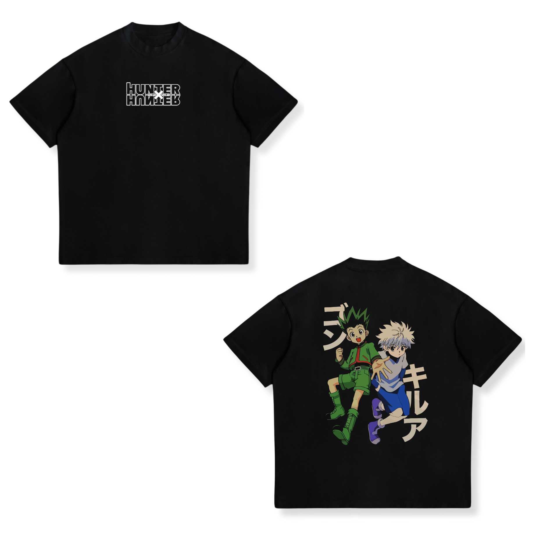 Camisa Gon Freecss Killua Zoldyck 6 - Hunter X Hunter