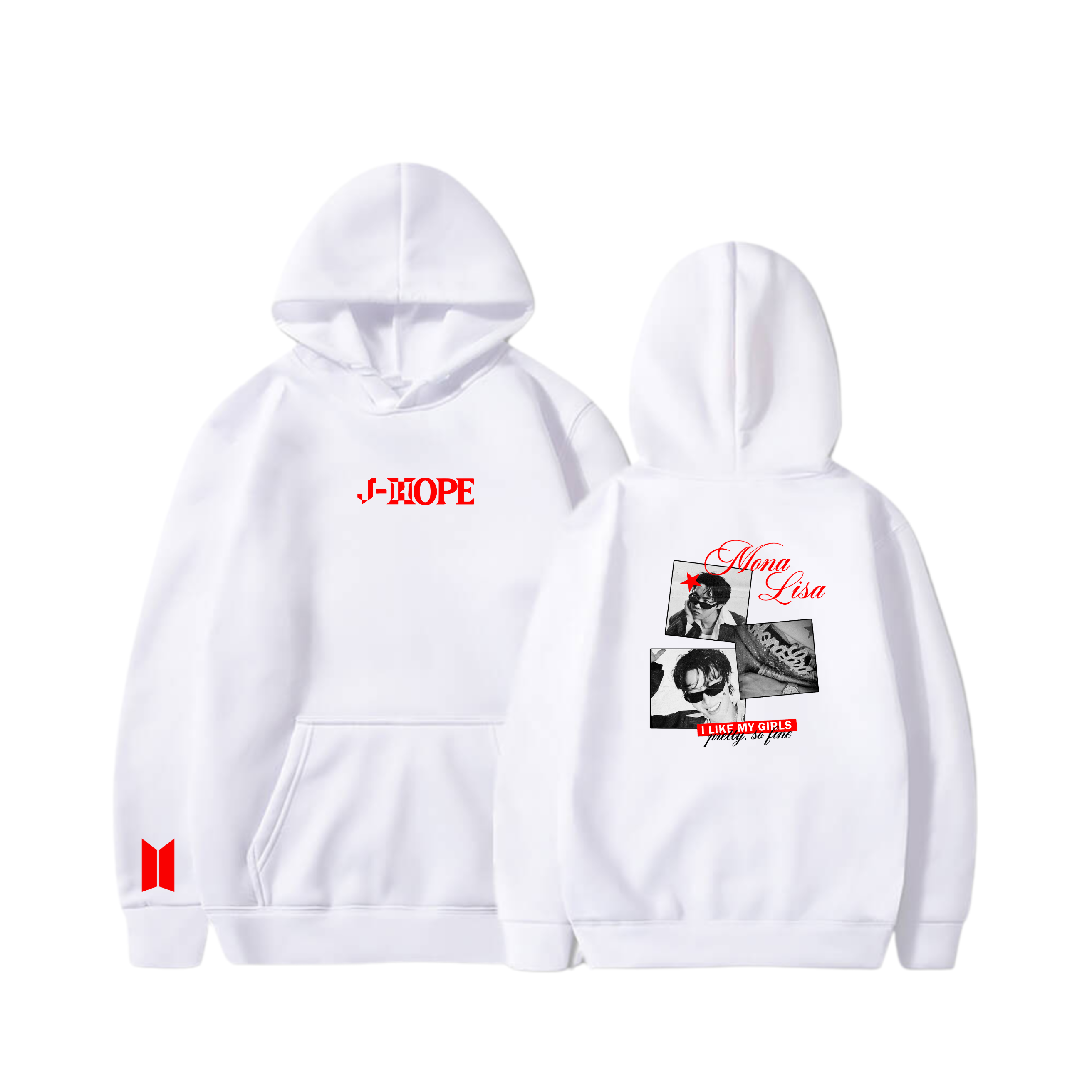 Hoodie Mona Lisa  5 - J-Hope