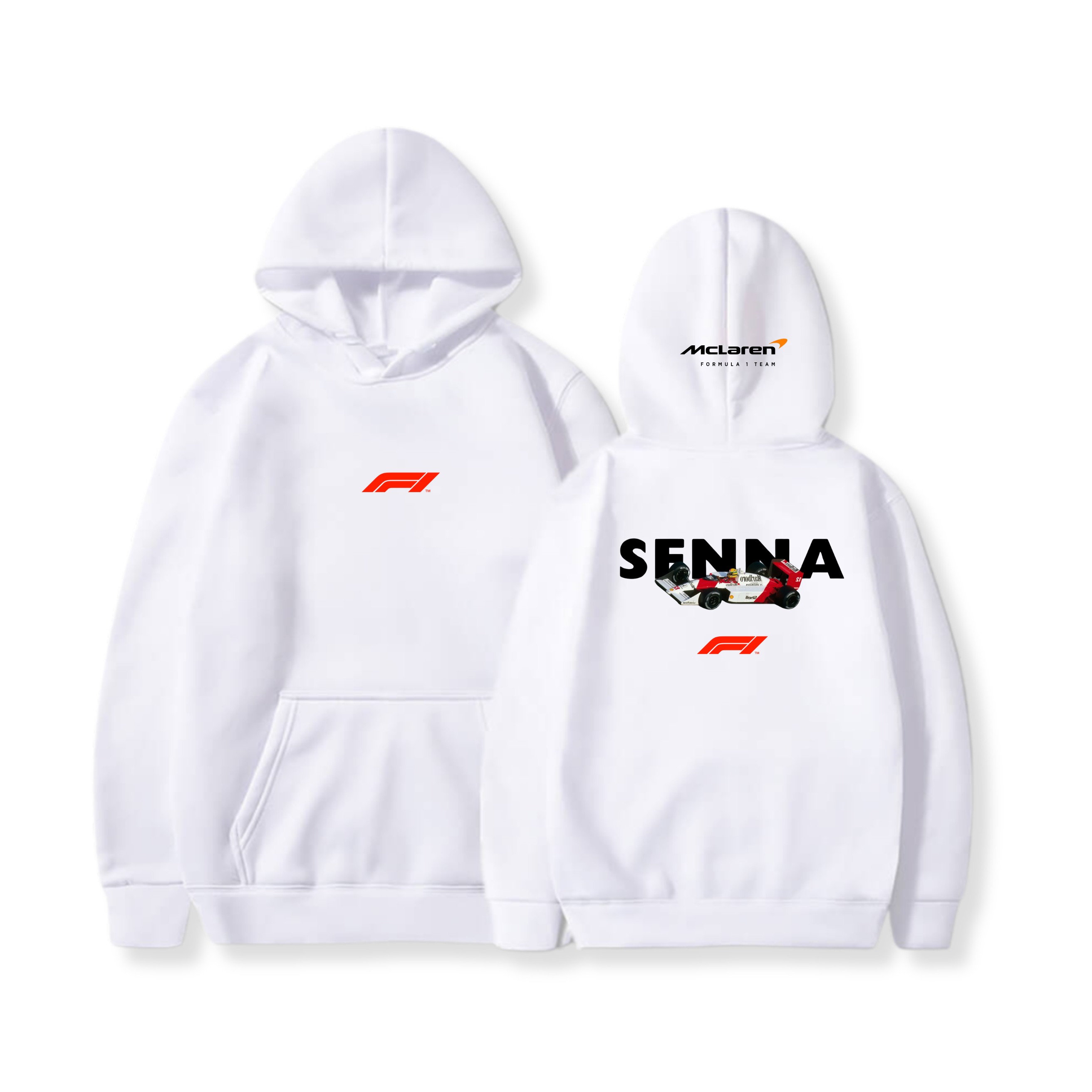 HOODIE AYRTON SENNA RETRO MONOPLAZA X MCLAREN F1 TEAM 2024