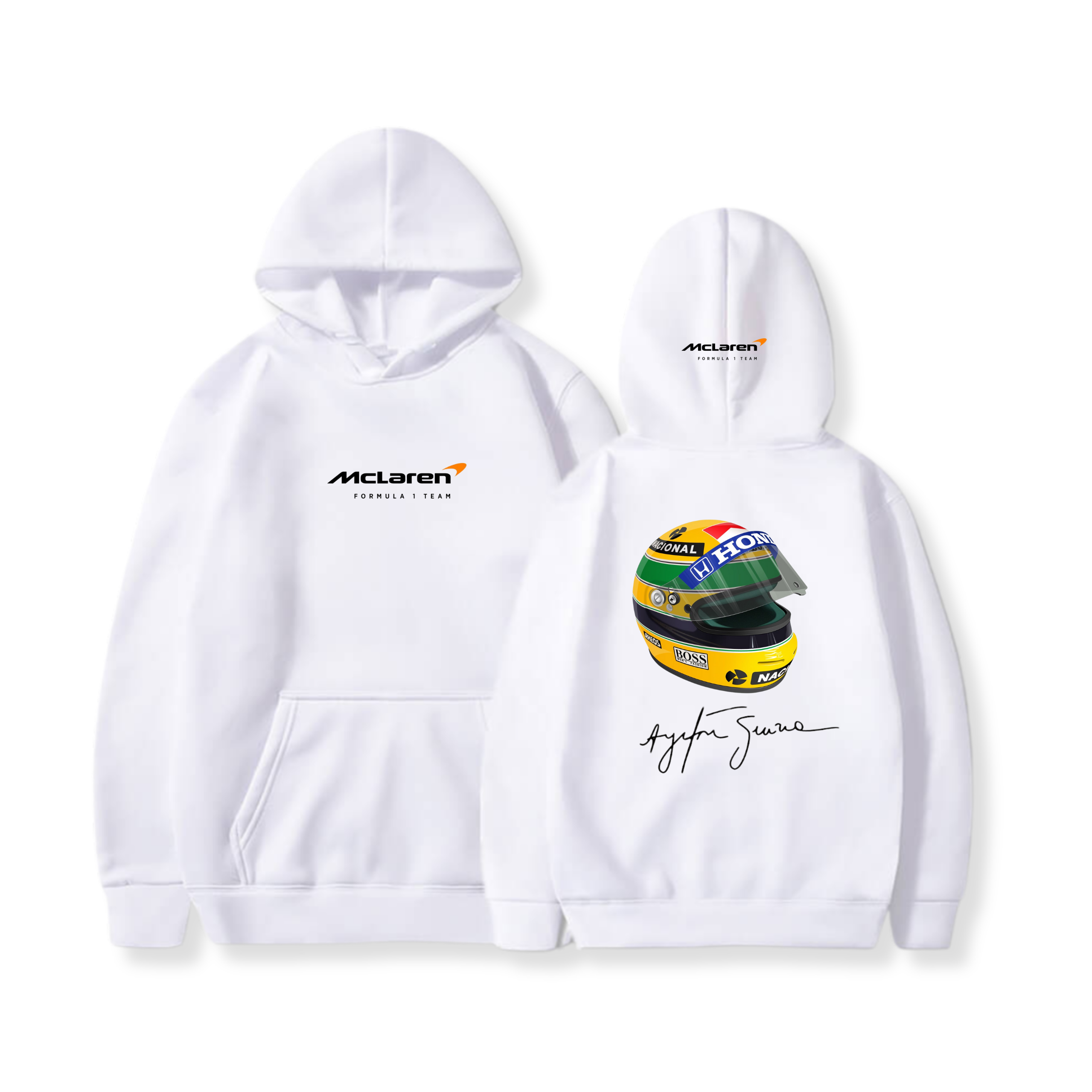 HOODIE AYRTON SENNA MONOPLAZA X MCLAREN F1 TEAM