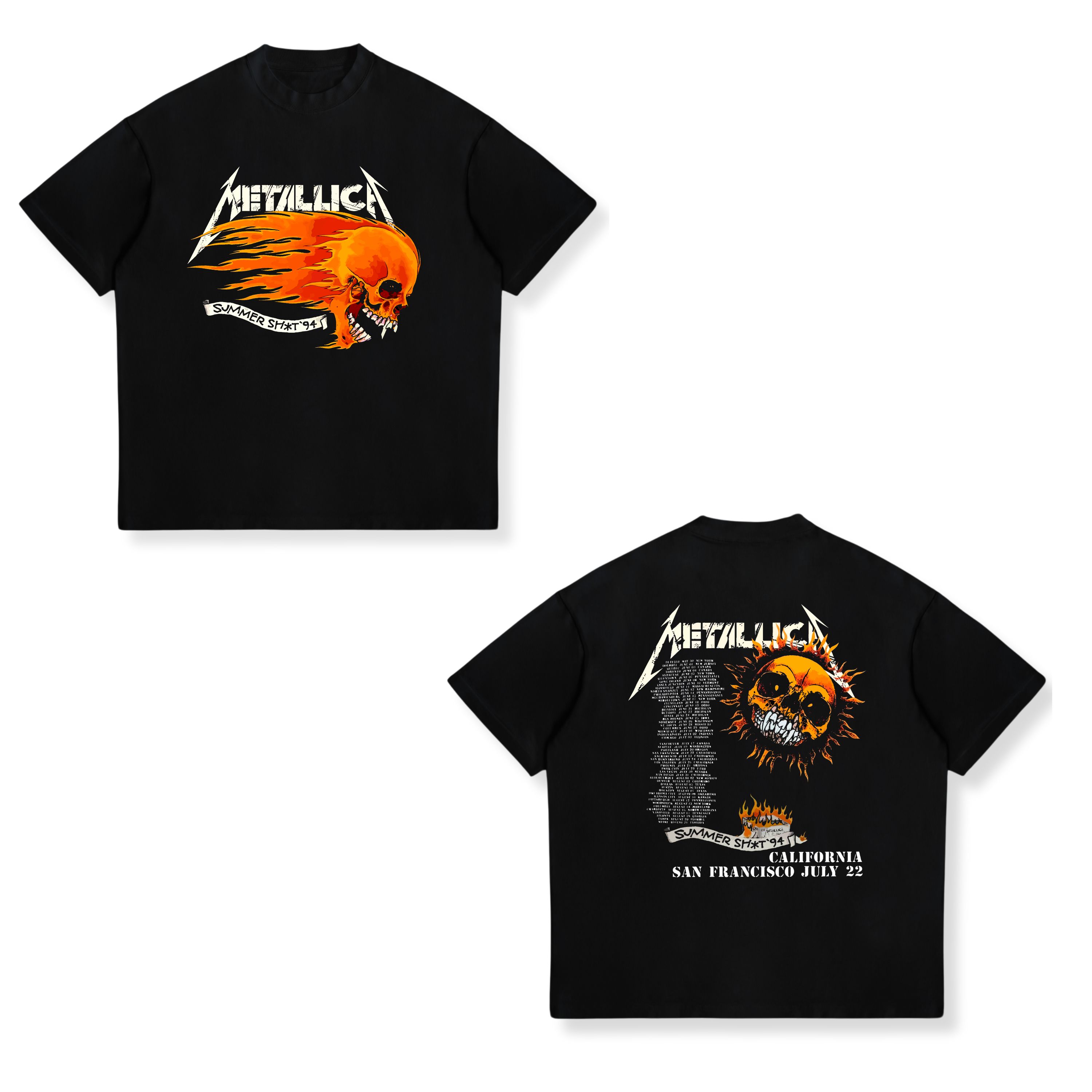 Camisa Summer 94' tour 1 - Metallica