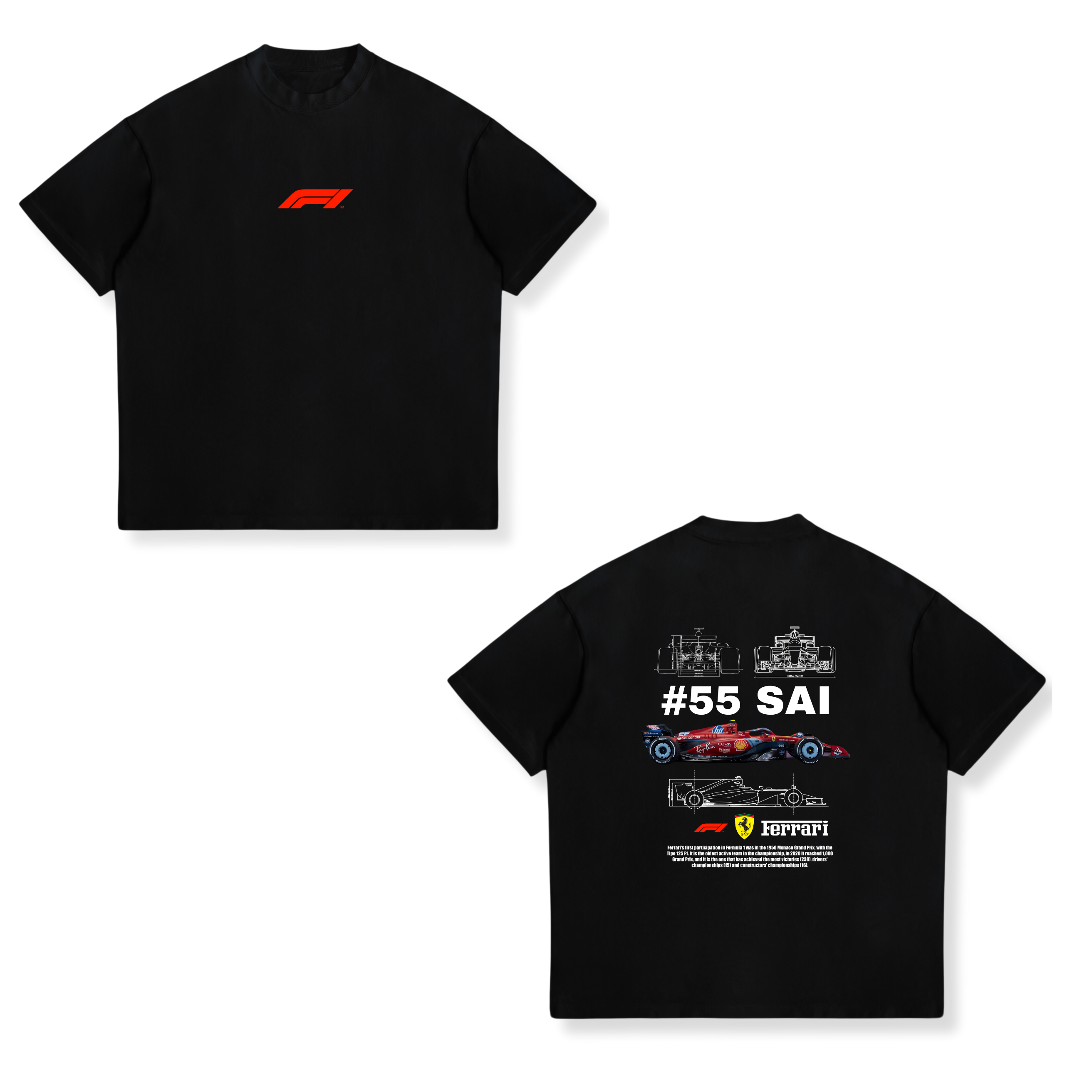 CAMISA CARLOS SAINZ MONOPLAZA X SCUDERIA FERRARI 2024