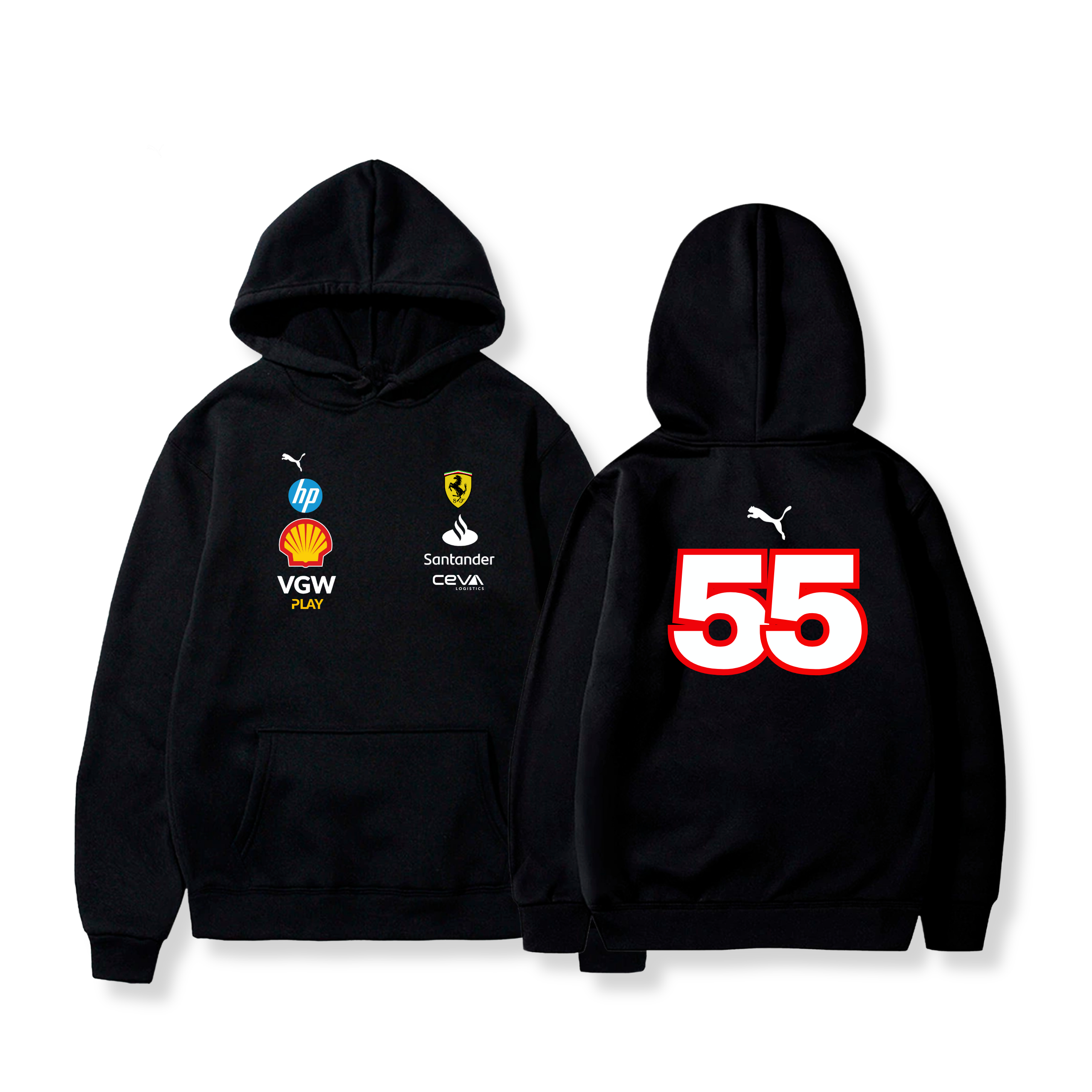 HOODIE CARLOS SAINZ X SCUDERIA FERRARI F1 TEAM 2024 VERSIÓN PILOTO