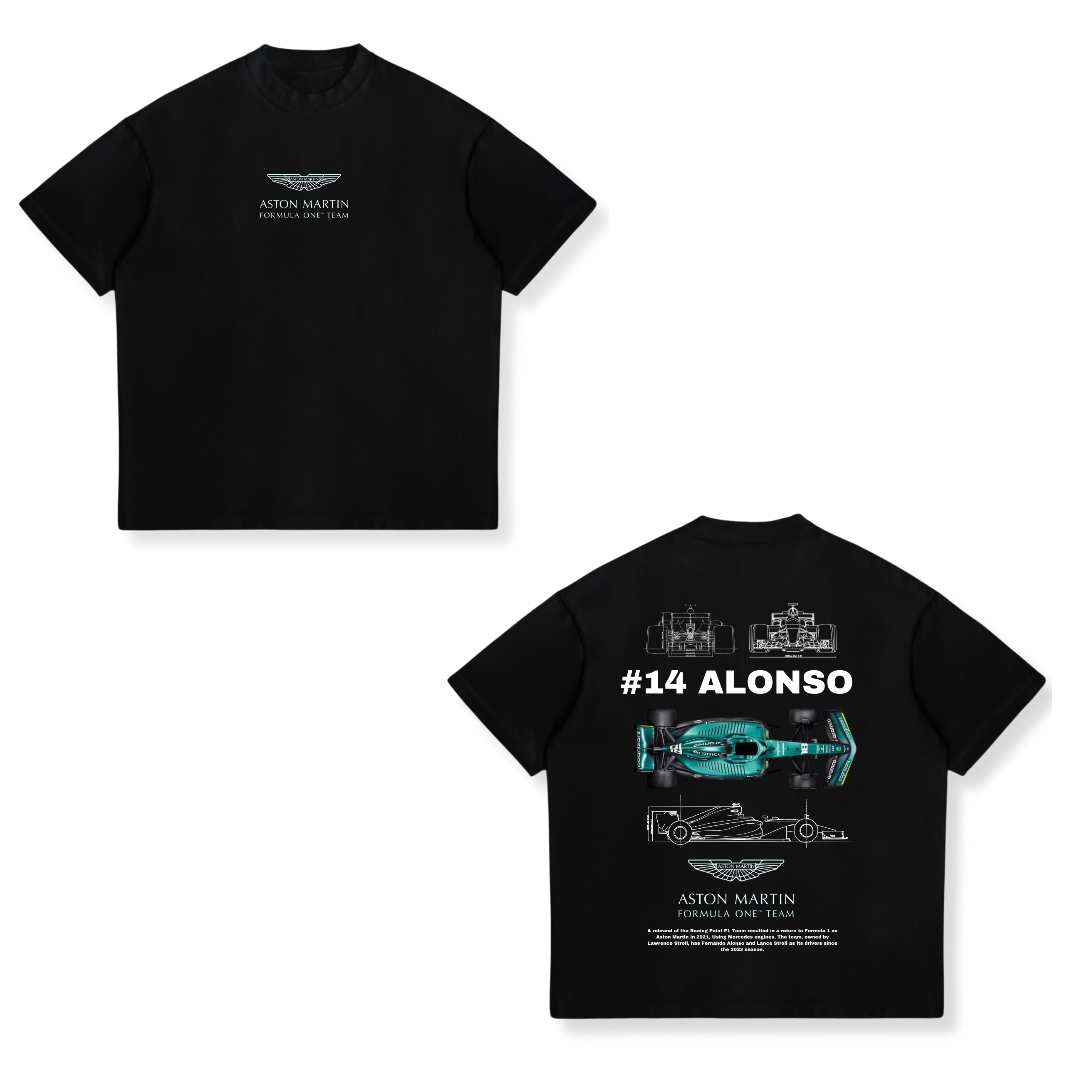 CAMISA FERNANDO ALONSO MONOPLAZA X ASTON MARTIN F1 TEAM 2024