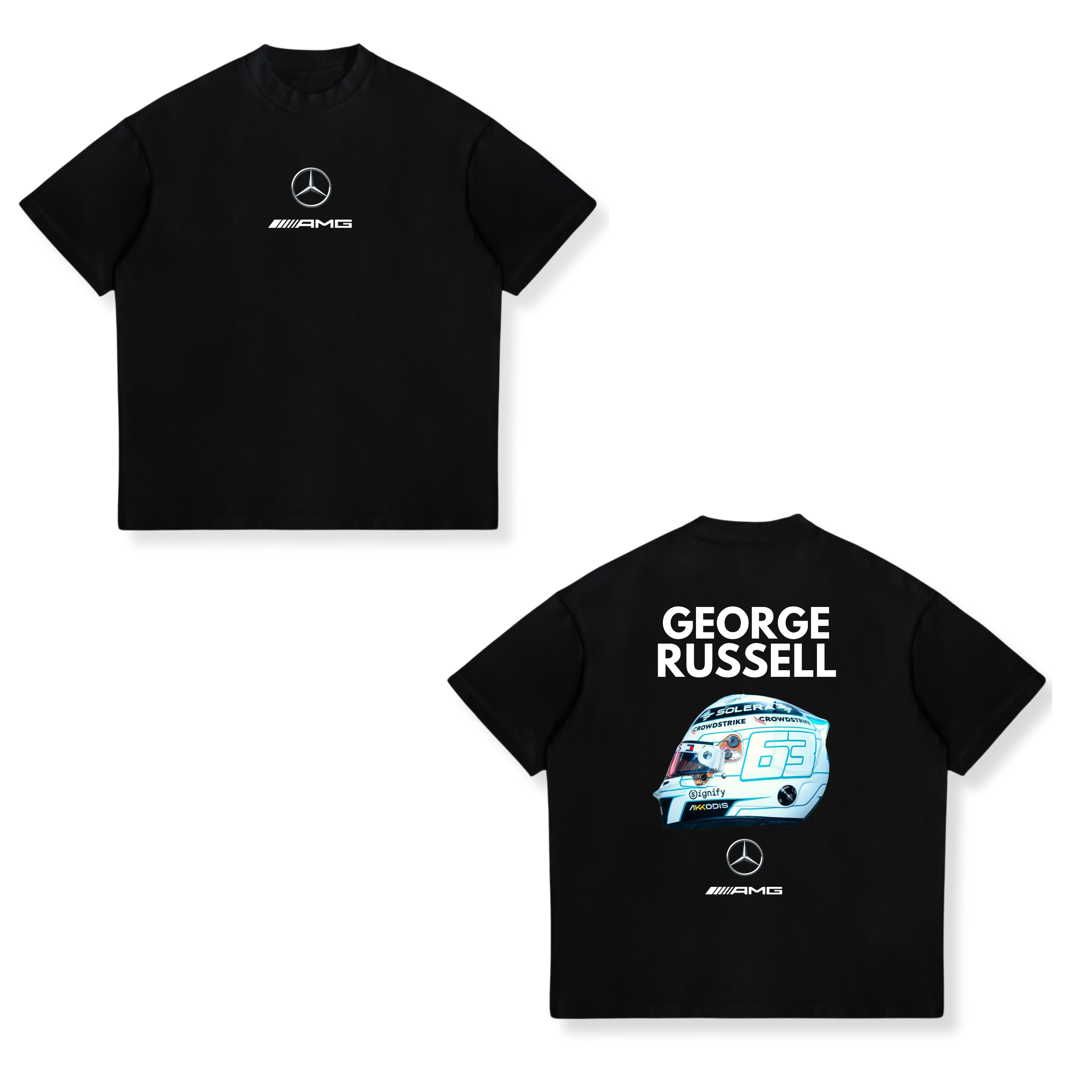 CAMISA GEORGE RUSSELL X MERCEDES AMG PETRONAS F1 TEAM 2024