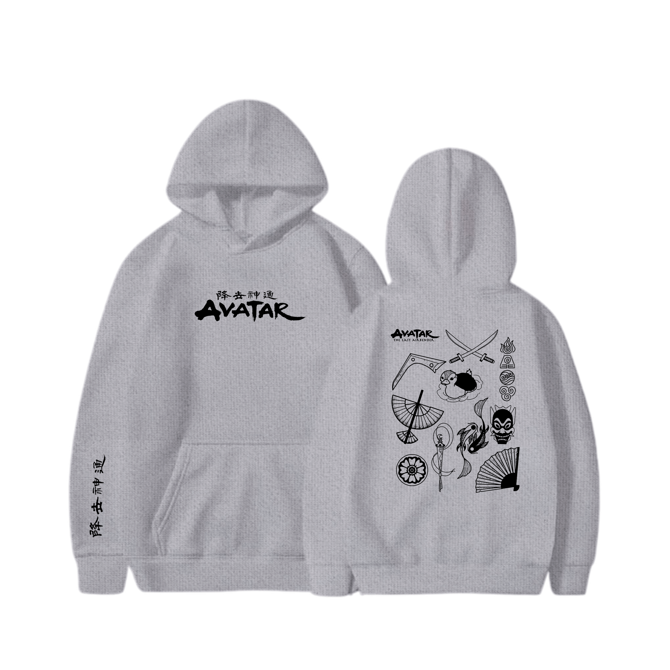 Hoodie Diseños artísticos 34 - Avatar: la leyenda de Aang