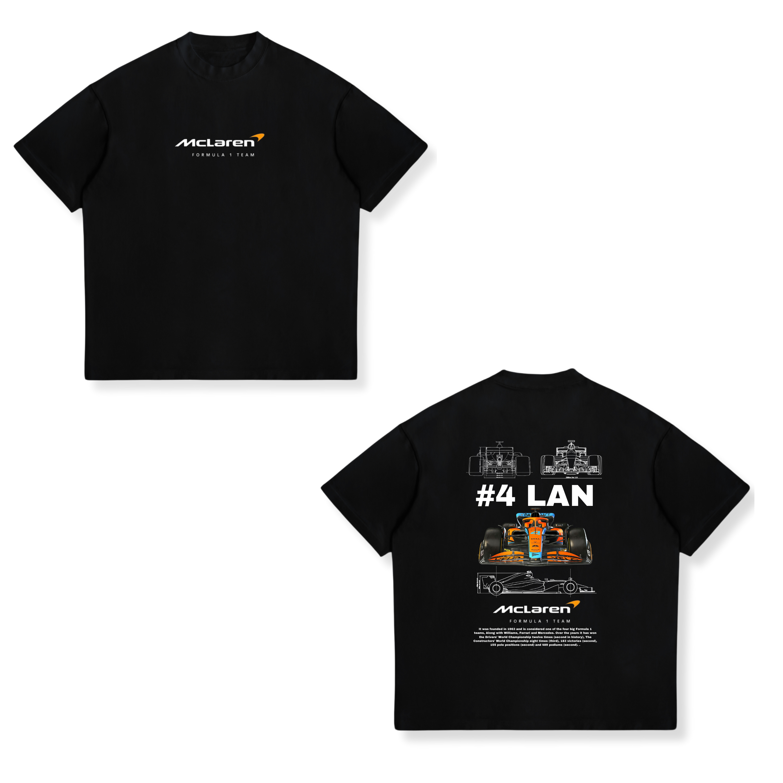 CAMISA LANDO NORRIS MONOPLAZA X MCLAREN F1 TEAM 2024