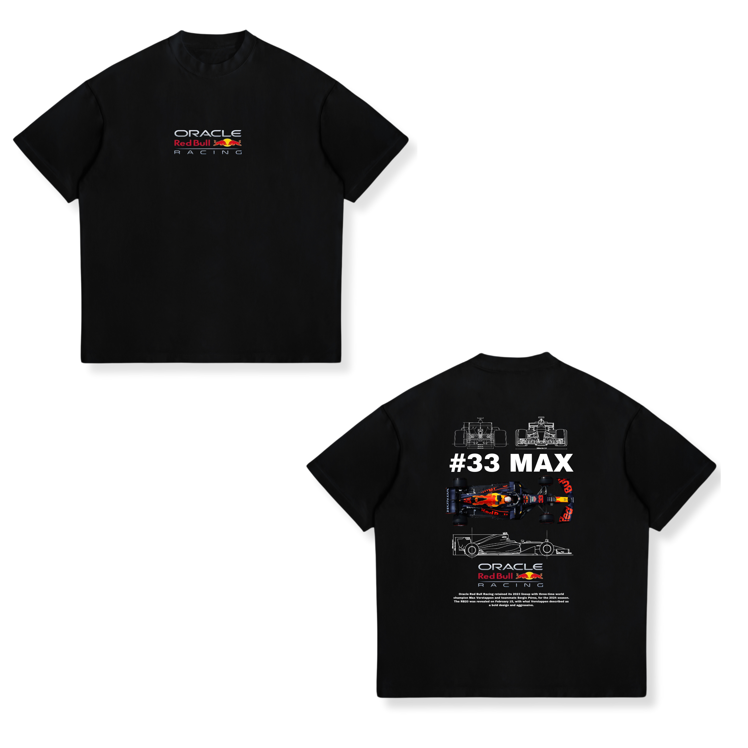 CAMISA MAX VERSTAPPEN MONOPLAZA X ORACLE RED BULL RACING F1 TEAM 2024