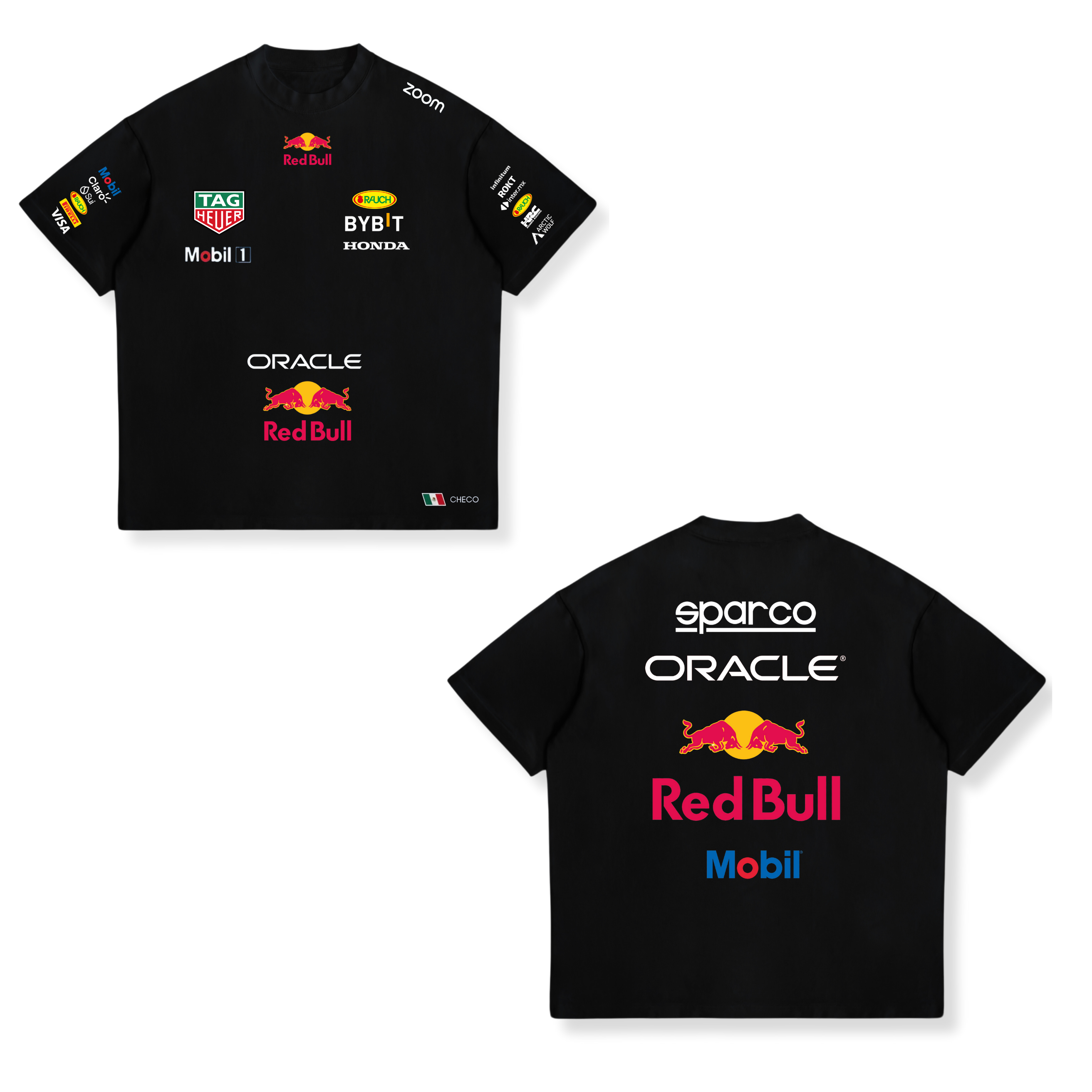 CAMISA ORACLE RED BULL RACING F1 TEAM 2024 VERSION PILOTO CHECO PEREZ