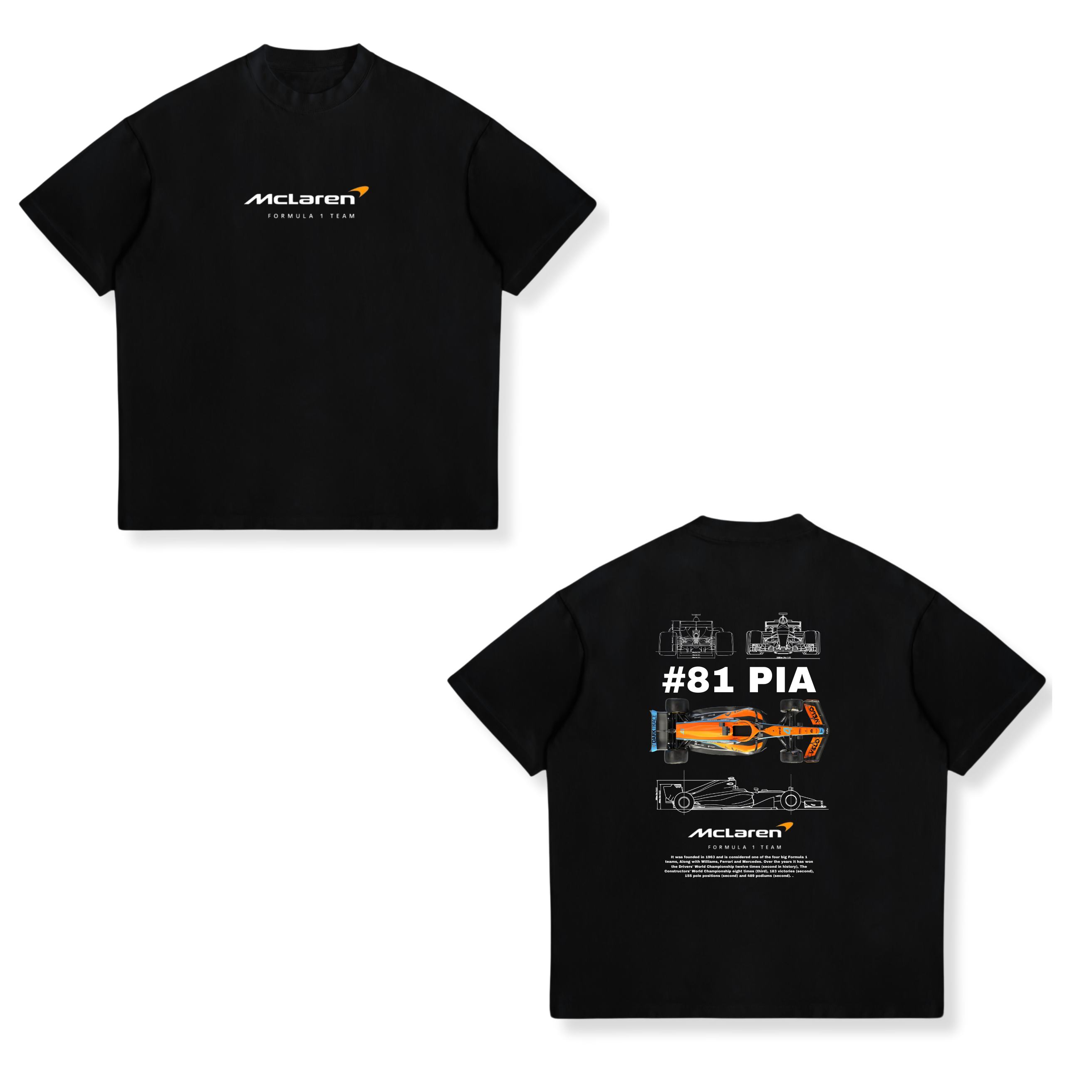 CAMISA OSCAR PIASTRI MONOPLAZA X MCLAREN F1 TEAM 2024