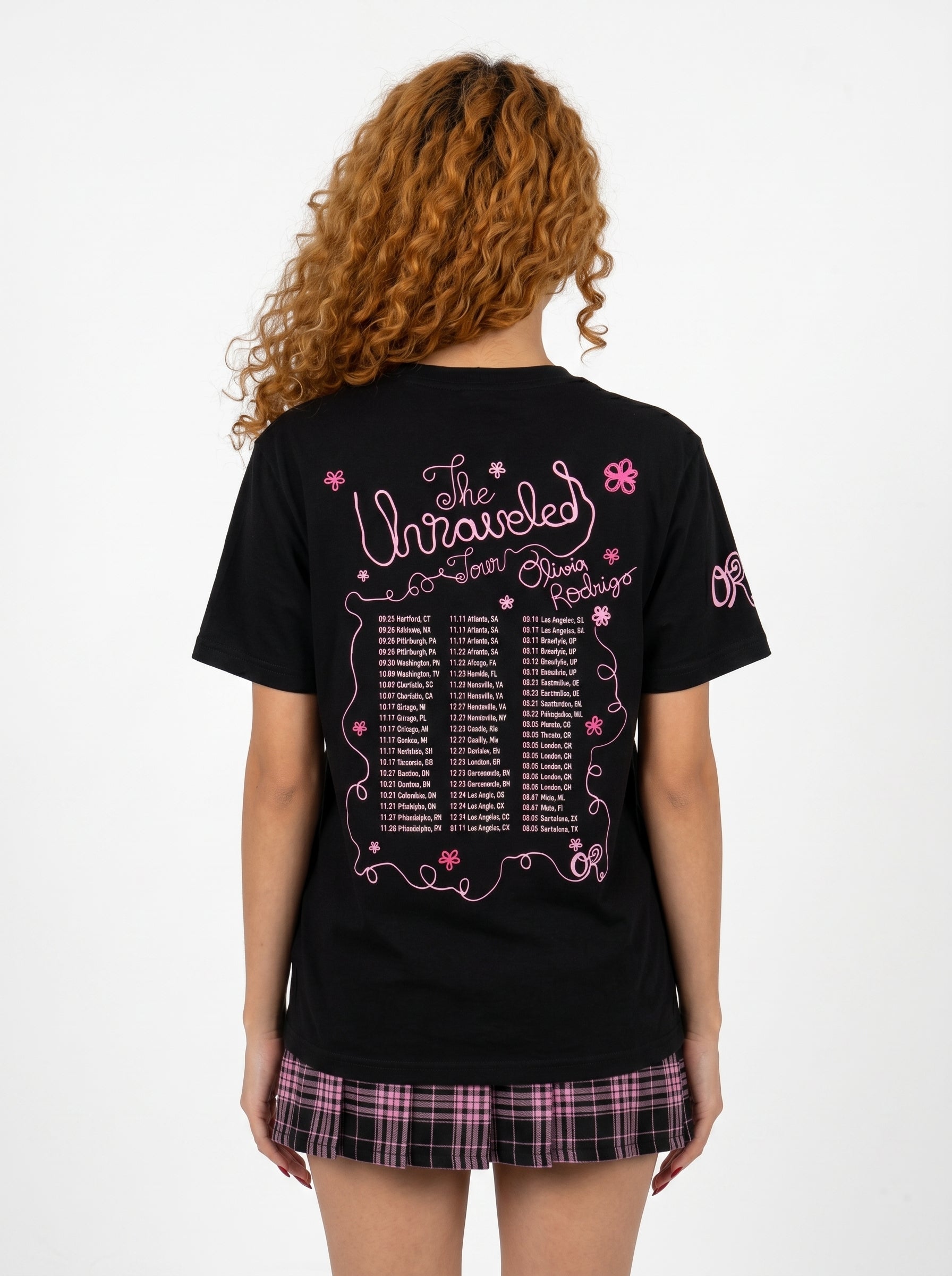 Camisa You Seem Pretty Sad For a Girl So in Love , The Unraveled Tour 17 - Olivia Rodrigo